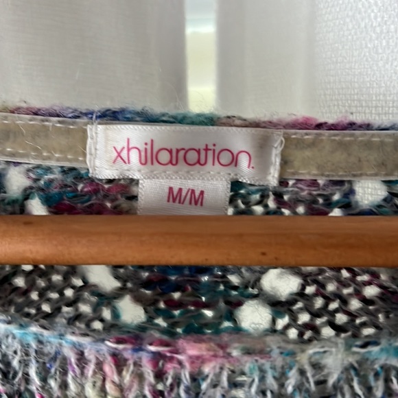 Womens M multicolored xhilaration sweater - Picture 4 of 4